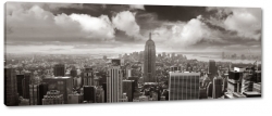 empire state buliding, nowy jork, usa, wiea, biurowiec, wysoko, miasto, city, metropolia, drapacz chmur, b&w