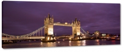 tower bridge, tamiza, londyn, london, anglia, wielka brytania, rzeka, most, noc, dark