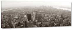 nowy jork, new york, empire state building, usa, miasto, metropolia, city, wieowce, b&w