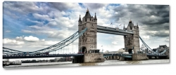 tower bridge, tamiza, londyn, london, anglia, wielka brytania, rzeka, most, chmury