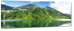 morskie oko, tatry, zakopane, gry, rysy, czarny staw, lustrzane odbicie, jezioro, staw, wspinaczka, turystyka, soce, promienie, krajobraz, widok, pejza