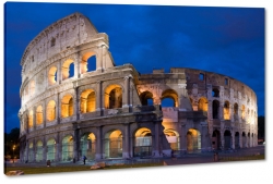 coloseum, koloseum, rzym, wochy, italia, amfiteatr, starotno, podr, budowle, zwiedzanie, turystyka, noc, dark