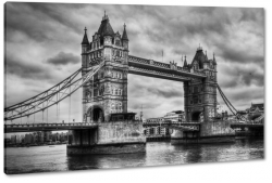 tower bridge, tamiza, londyn, london, anglia, wielka brytania, rzeka, most, szkic, rysunek, dark