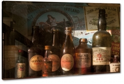 piwo, szko, alkohol, bar, browar, guiness, napj, lager, butelki, kompozycja, kolekcja, kurz, staro