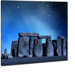 stonehenge, archeologia, historia, zabytek, megality, granatowy, gwiazdy