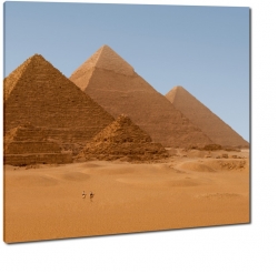 piramidy, egipt, zabytki, staroytno, giza, piasek, pustynia
