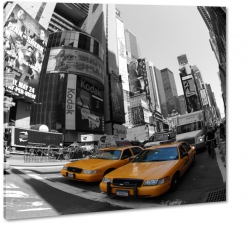 te takswki, nyc taxi, monokolor, samochd, auto, ty, b&w