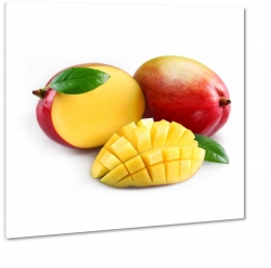 owoce, do kuchni, mango, biae to, soczysty, listek