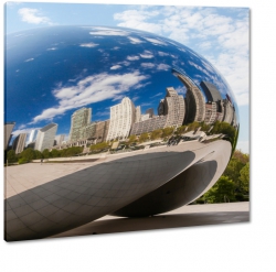 chicago, bean, cloud gate, sztuka, 