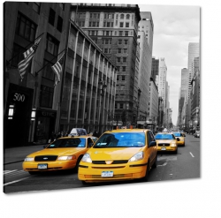 taxi, te takswki, ny, ulice nowego jorku