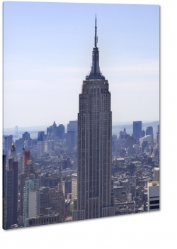 empire state building, nowy jork, ny, wieowiec, horyzont