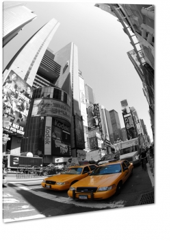 taxi, nowy jork, new york, city, street, manhattan, miasto, metropolia, usa, ty, szary, korek, ruch uliczny, godziny szczytu