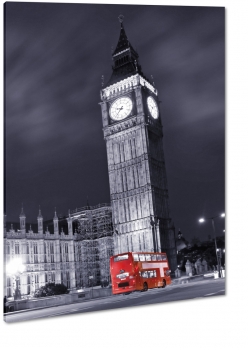 big ben, londyn, czerwony autobus, pitrowy, ujcie, paac westminsterski, blask, wiata, zegar, wiea