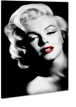 marylin monroe, gwiazda, szminka, czerwone usta, moda, styl, kobieta, seksapil, czarne to