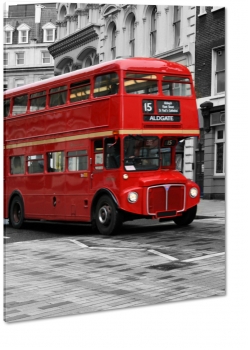 autobus, czerwony, pitrowy, londyn, anglia, podr, szare to, ulica, street