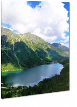 morskie oko, tatry, zakopane, gry, rysy, czarny staw, jezioro, staw, wspinaczka, turystyka, soce, promienie, krajobraz, widok, pejza