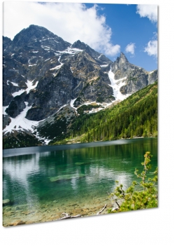 morskie oko, tatry, zakopane, gry, rysy, czarny staw, jezioro, staw, wspinaczka, turystyka, soce, promienie, krajobraz, widok, pejza