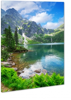 morskie oko, tatry, zakopane, gry, rysy, czarny staw, jezioro, staw, wspinaczka, turystyka, soce, promienie, krajobraz, widok, pejza