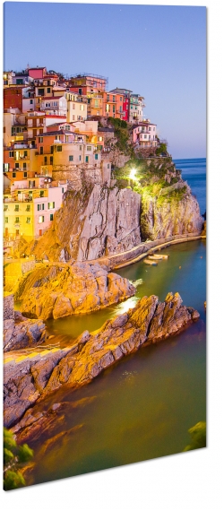 riomaggiore, cinque terre, wochy, italia, ulica mioci, skay, miasto na wzgrzu, kolorowe, skay, klif, morze, brzeg