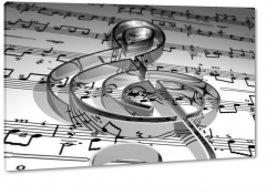 klucz wiolinowy, klucz, muzyka, nuty, dyrygent, wystp, opera, koncert, makro, srebrny, byszczcy