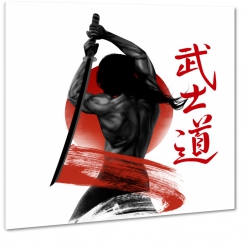 samuraj, wojownik, azja, chiny, japonia, kaligrafia