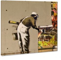 banksy, graffitti, malarz