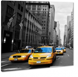 taxi, te takswki, ny, ulice nowego jorku