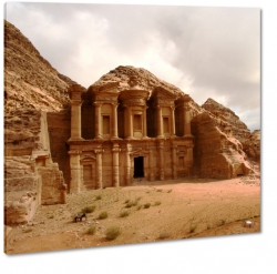 domy w skale, petra, jordania, staroytny