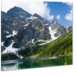 morskie oko, tatry, gry, jezioro w grach, polska