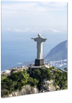statua chrystusa zbawiciela, pomnik, jezus, brazylia, rio de janerio, zwiedzanie, objawienie, atrakcja, wzgrze, gra, widok, krajobraz