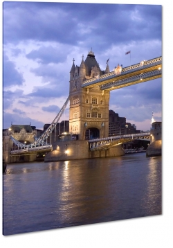 tower bridge, tamiza, londyn, london, anglia, wielka brytania, rzeka, most, chmury