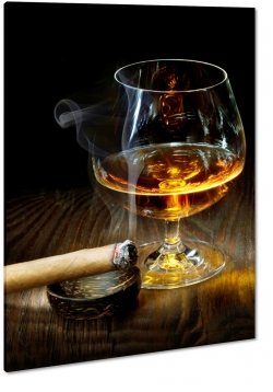 whiskey, rum, koniak, cygaro, brandy, kieliszek, aromat, zapach, alkohol, elegancja, makro, czarne to, biznes