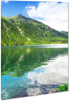 morskie oko, tatry, zakopane, gry, rysy, czarny staw, lustrzane odbicie, jezioro, staw, wspinaczka, turystyka, soce, promienie, krajobraz, widok, pejza