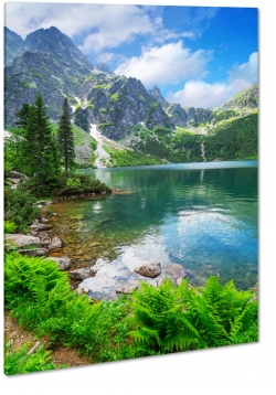 morskie oko, tatry, zakopane, gry, rysy, czarny staw, jezioro, staw, wspinaczka, turystyka, soce, promienie, krajobraz, widok, pejza