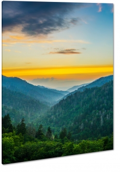 bieszczady, gry, pagrki, krajobraz, widok, pejza, las, park, natura, zielony, horyzont, zachd, doliny