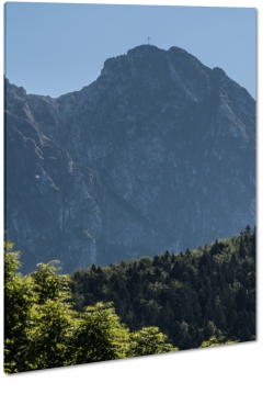 giewont, zakopane, tatry, szczyt, gry, wspinaczka, las, widok, krajobraz