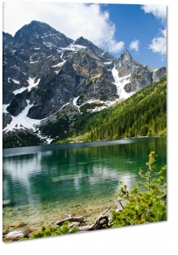 morskie oko, tatry, zakopane, gry, rysy, czarny staw, jezioro, staw, wspinaczka, turystyka, soce, promienie, krajobraz, widok, pejza