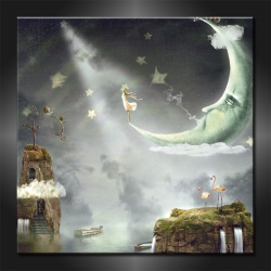 sen, dla dziecka, gwiazdki, gwiazdy, na dobranoc, ksi�yc