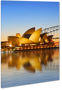 harbour bridge, sydney, australia, most, opera house, zatoka, port jackson, odbicie