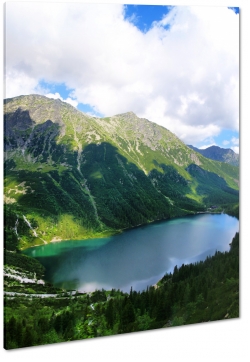 morskie oko, tatry, zakopane, gry, rysy, czarny staw, jezioro, staw, wspinaczka, turystyka, soce, promienie, krajobraz, widok, pejza