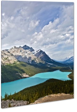 kanada, park narodowy banff, jezioro moraine, turkusowy, niebieski, natura, gry, widok, krajobraz