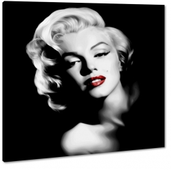 marylin monroe, gwiazda, szminka, czerwone usta, moda, styl, kobieta, seksapil, czarne to