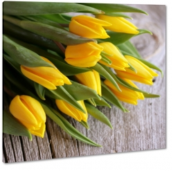 bukiet tulipanw, te,  wiosennie, ogrd, styl, gsto, do salonu, drewno, deski, st