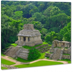 chiapas, meksyk, krypta, sarkofag, park narodowy, widok, zielono