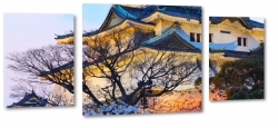 japonia, dom, tokyo, azjatycka architektura, drzewo, kultura