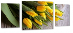 tulipany, holandia, zapach, te, bukiet, wiosenny, do salonu, drewno, st, deski
