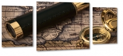 lornetka, kompas, historia, podr, geografia, okrycie, mapa, poszukiwania, kierunki wiata
