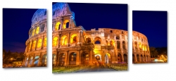 coloseum, koloseum, rzym, wochy, italia, amfiteatr, starotno, podr, budowle, zwiedzanie, turystyka, owietlony