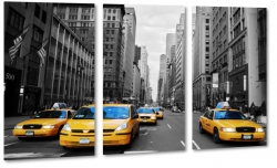 taxi, nowy jork, new york, city, manhattan, miasto, metropolia, usa, ty, szary