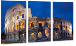 coloseum, koloseum, rzym, wochy, italia, amfiteatr, staroytno, podr, budowle, zwiedzanie, turystyka, noc, dark, owietlone